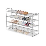 AOODA Long 4 Tier Shoe Rack for Closet