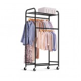 Double Rod Long Clothing Racks for Hanging Clothes