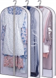 50" Gusseted Clear Hanging Garment Bags
