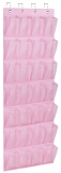 28 Mesh Pockets Shoe Organizer,Pink